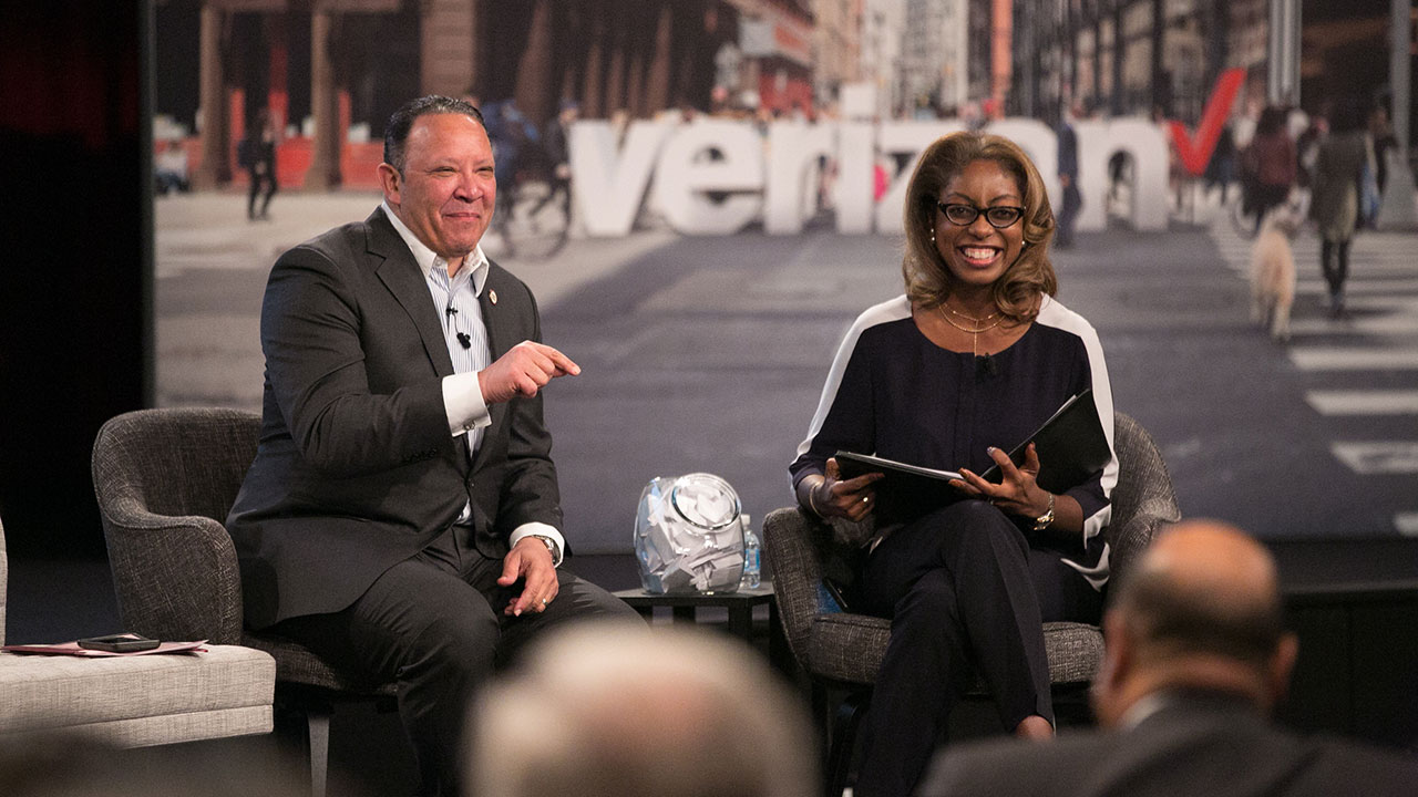 Marc Morial  and Donna Epps