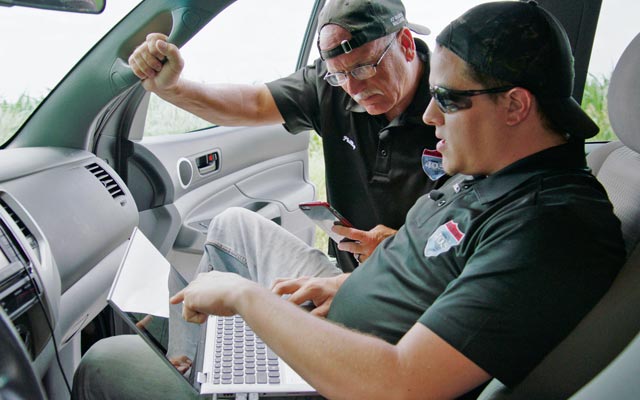 Storm chaser’s network connection is his lifeline