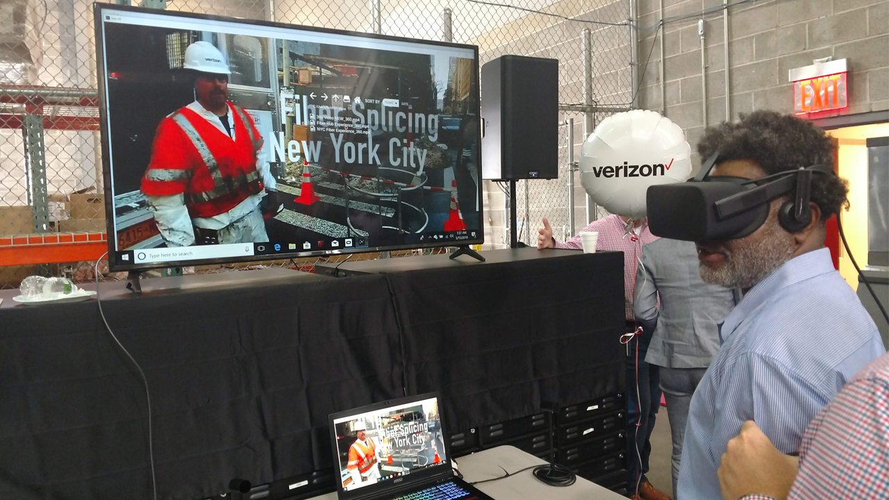 VR Demo Fiber Splice