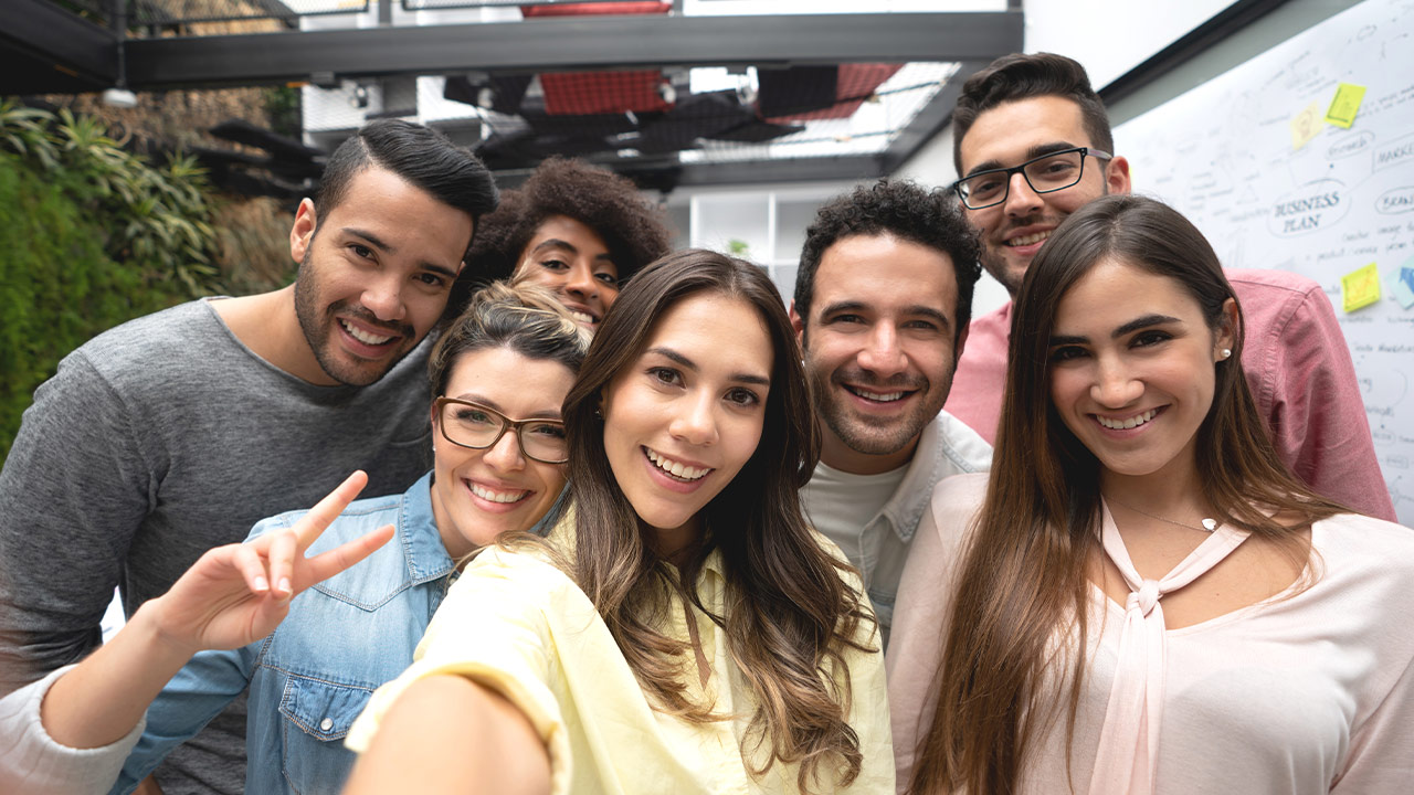 All of us: Nuestras Voces Unidas – Our Voices United.