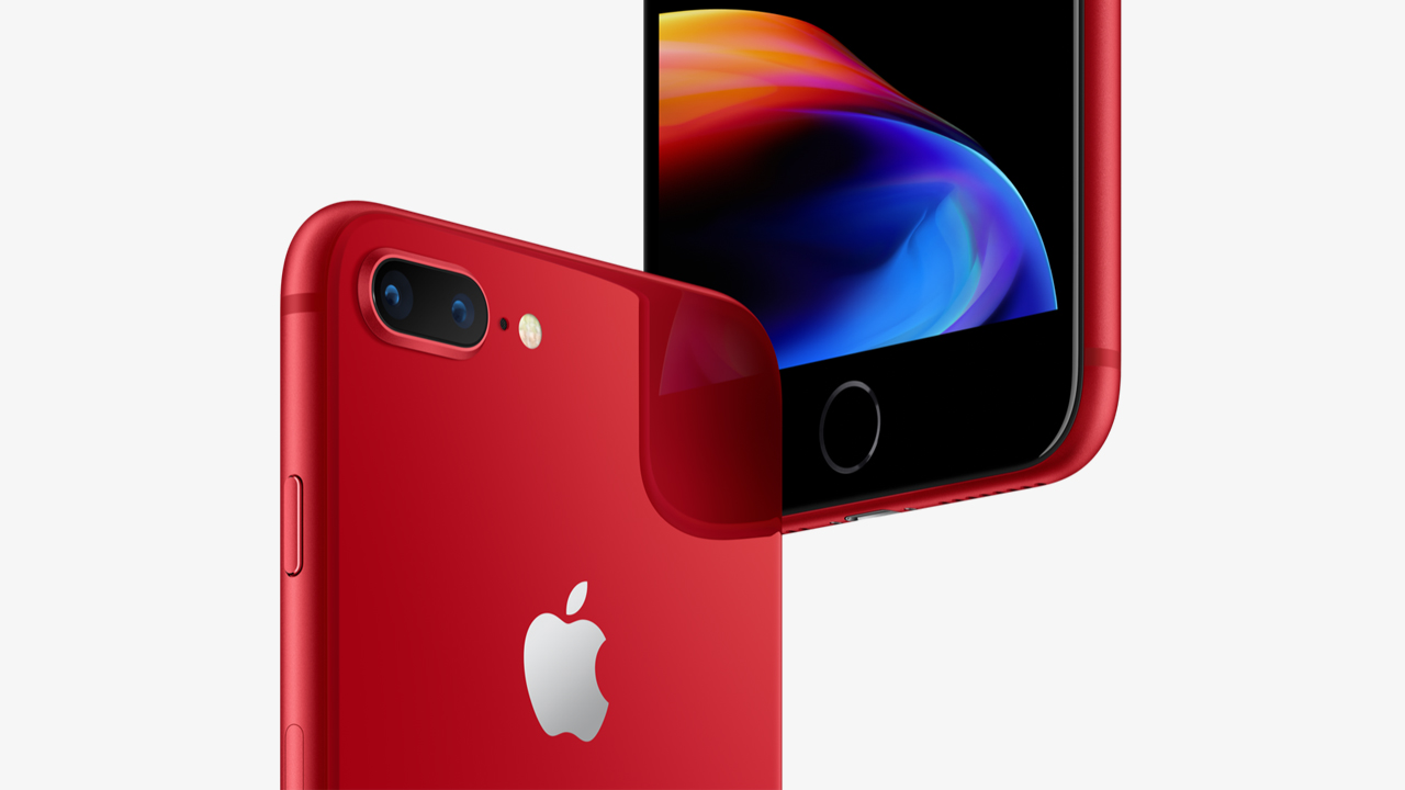 Apple iPhone 8 Plus (PRODUCT)RED Closer Look