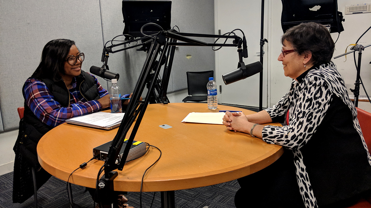 Karen Zacharia, Verizon’s chief privacy officer, sits for a podcast