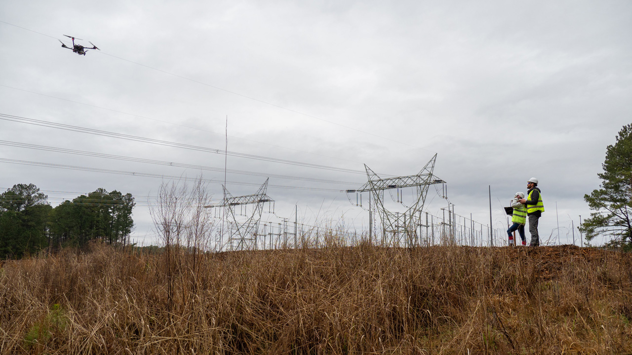 Using advanced drone technology to keep the power on, Featured News Story