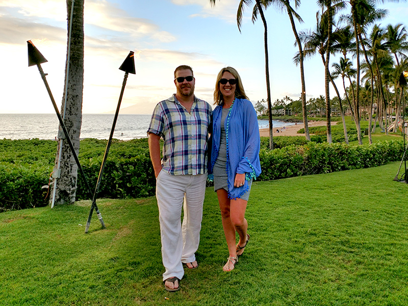 VES President’s Cabinet Winner, Tony Traber poses with his wife