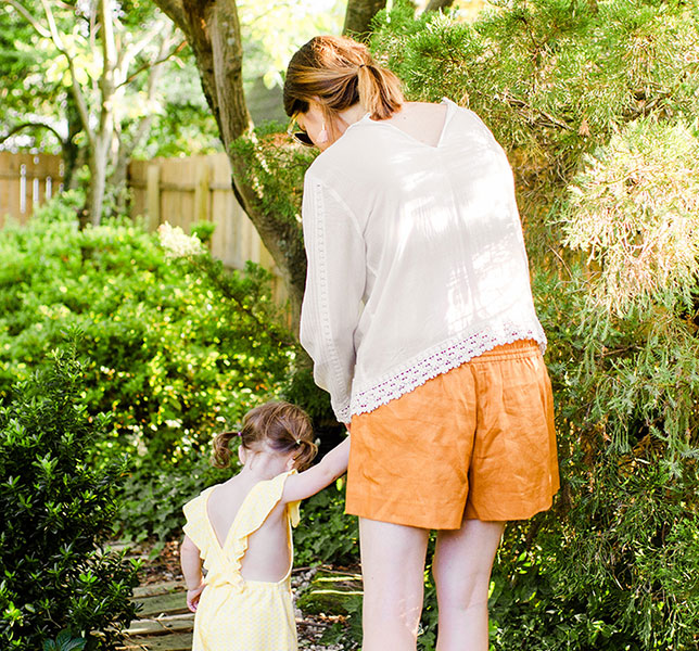 Caitlin Kruse and her daughter Piper