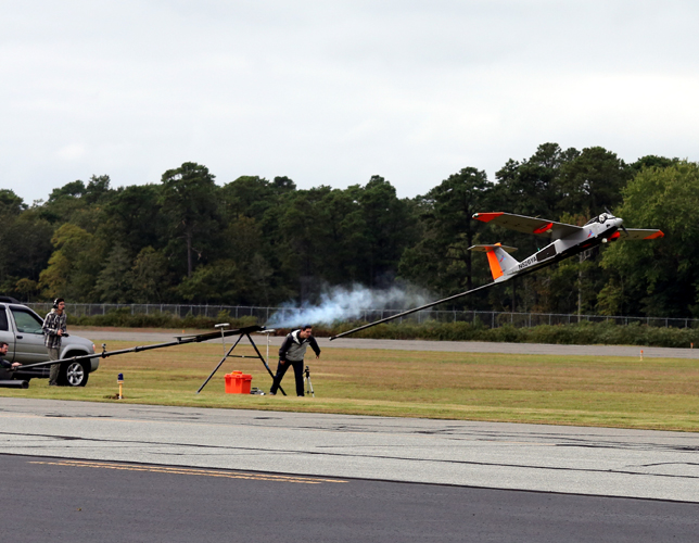 Testing delivery of 4G LTE service from a drone at Cape May, N.J.