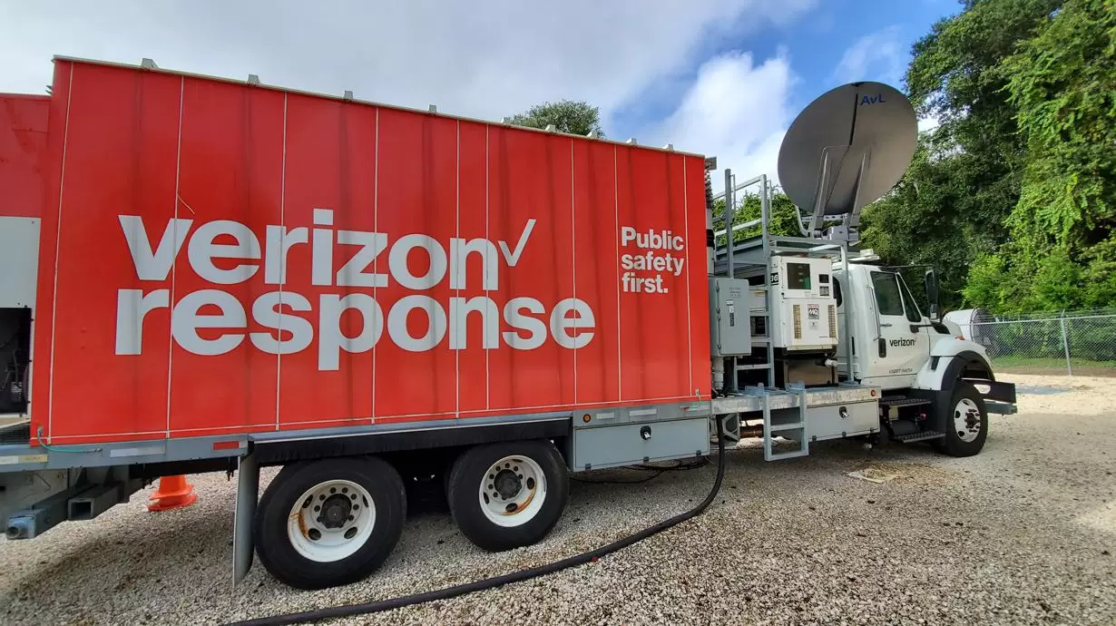 Verizon Response unlimited call/text/data for customers in Hurricane