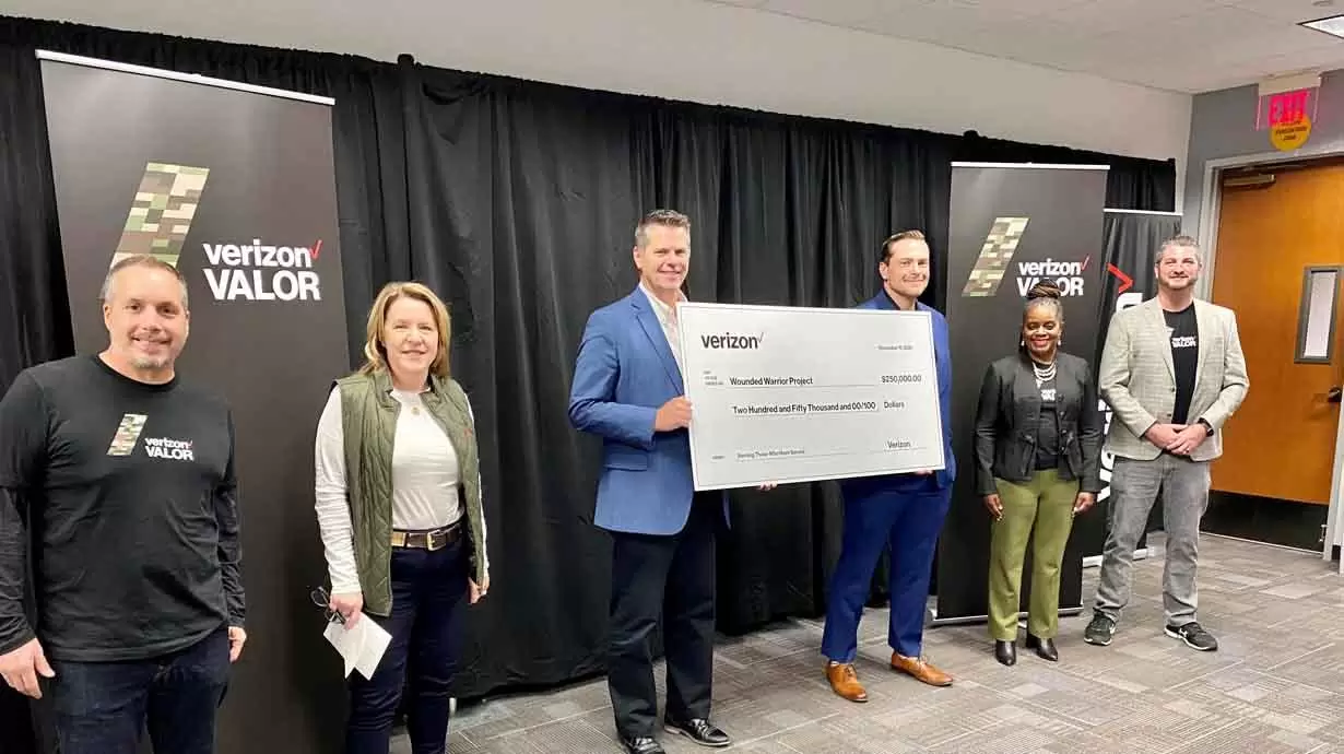 Verizon announces 250,000 donation to Wounded Warrior Project News Release Verizon