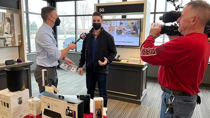 Spreading holiday cheer far and near.