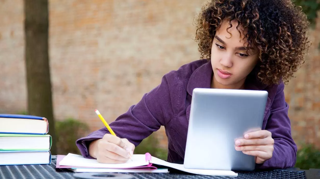 College Student Using Tablet | Gifts For Graduates