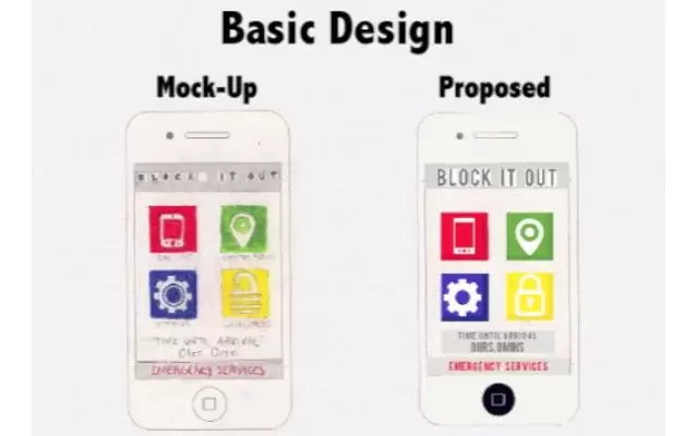Block It Out app, designed by students at Governor’s School @ Innovation Park