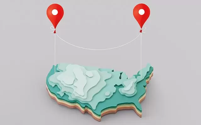 US Map Illustration