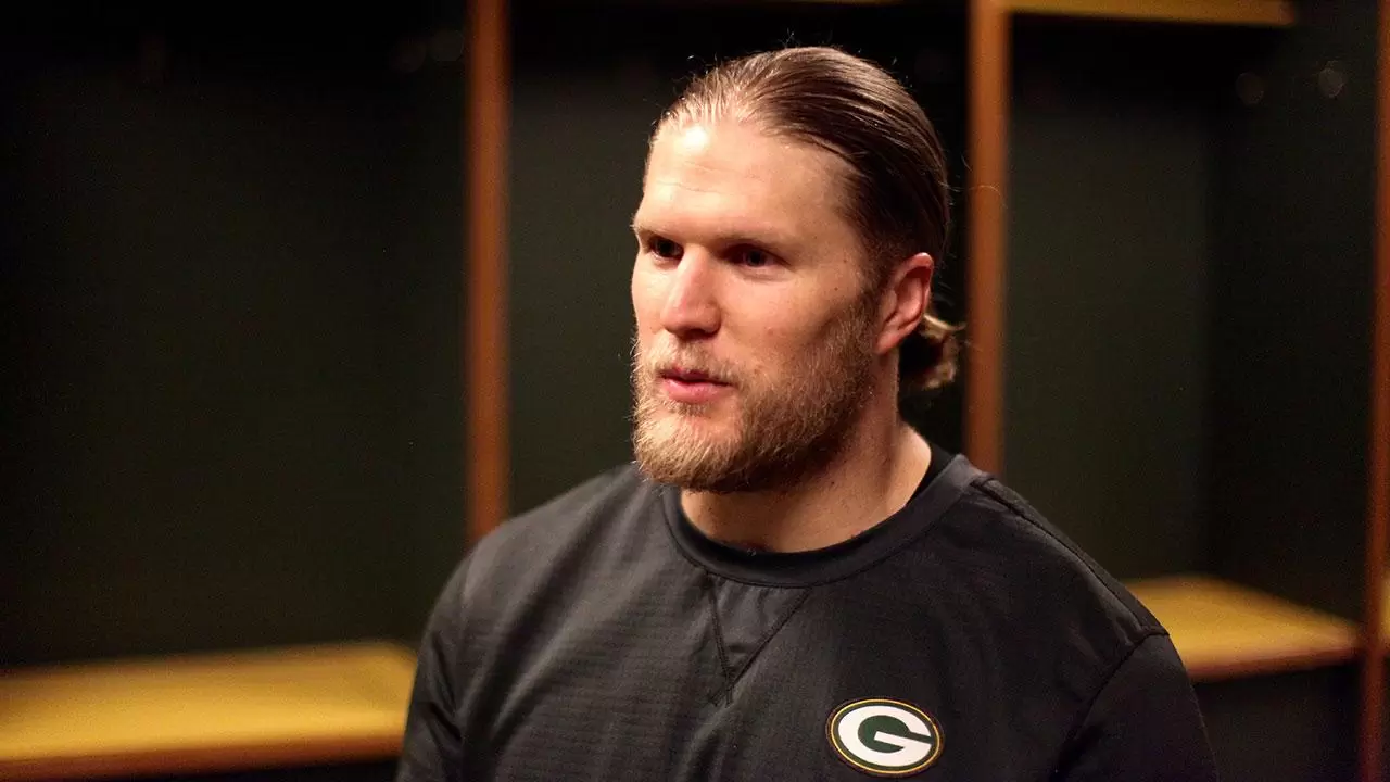 Clay Matthews in locker room