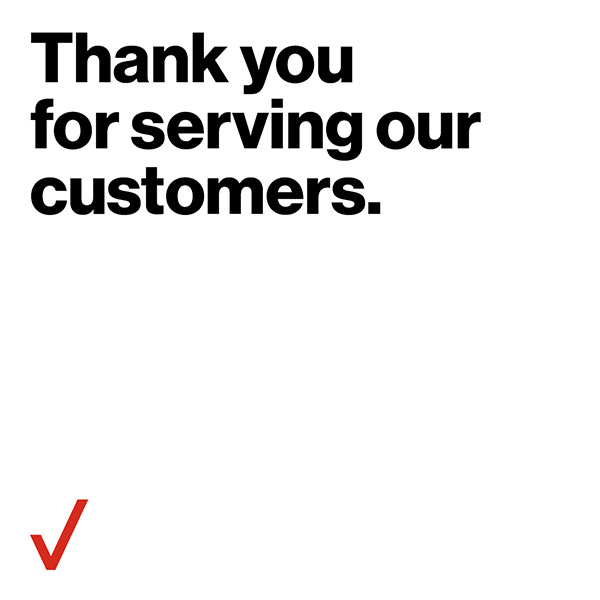 Thank you for serving customers card for download