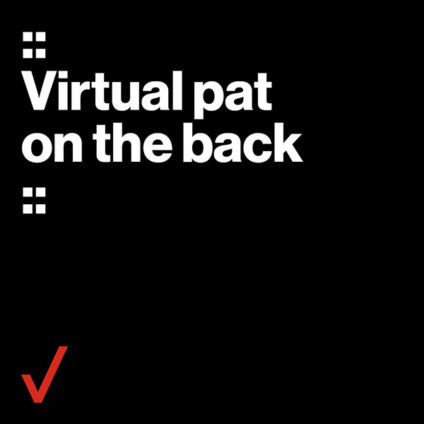 Virtual pat on the back card for download