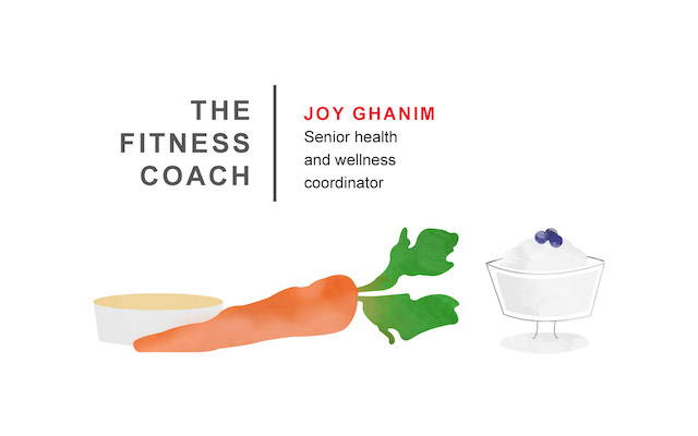 Joy Ghanim, a senior health and wellness coordinator Joy Ghanim, a senior health and wellness coordinator