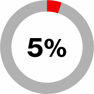 5%