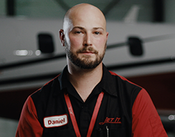 Daniel Duggins, Lead Aircraft Mechanic, Jet It