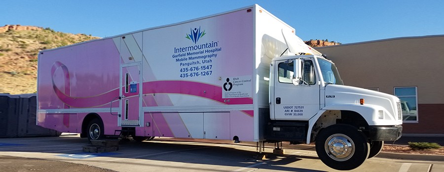 Intermountain Heathcare mobile mammogram truck