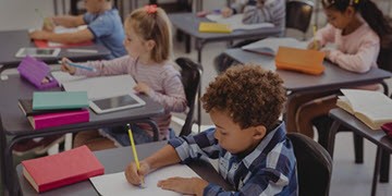 k 12 students in classroom