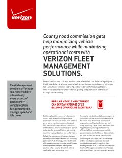Fleet management service helps improve performance and cut costs
