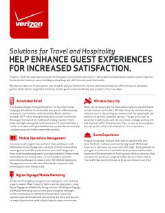 Travel and Hospitality Industry Solutions