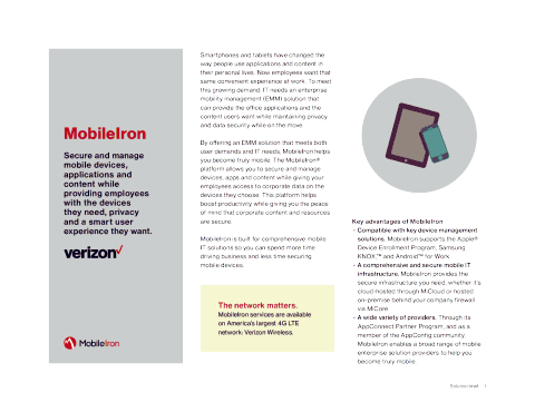 Enterprise Mobility Management Solution from MobileIron