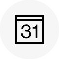 gray calendar