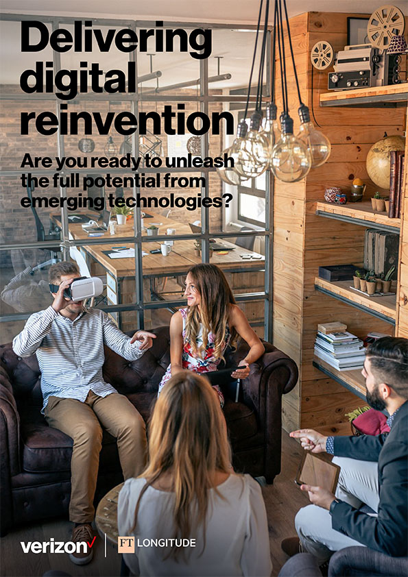 thumb delivering digital reinvention