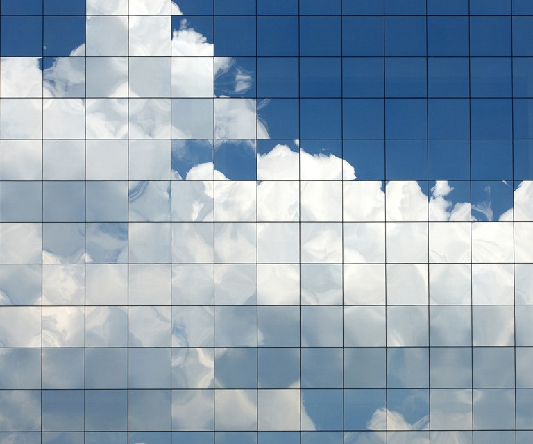 blue sky with clouds