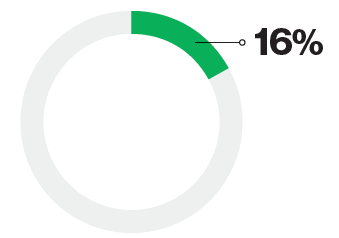 16%