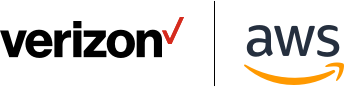 Verizon and AWS Logos