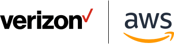 Verizon and AWS Logos