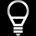ideas icon with lightbulb