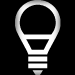 ideas icon with lightbulb
