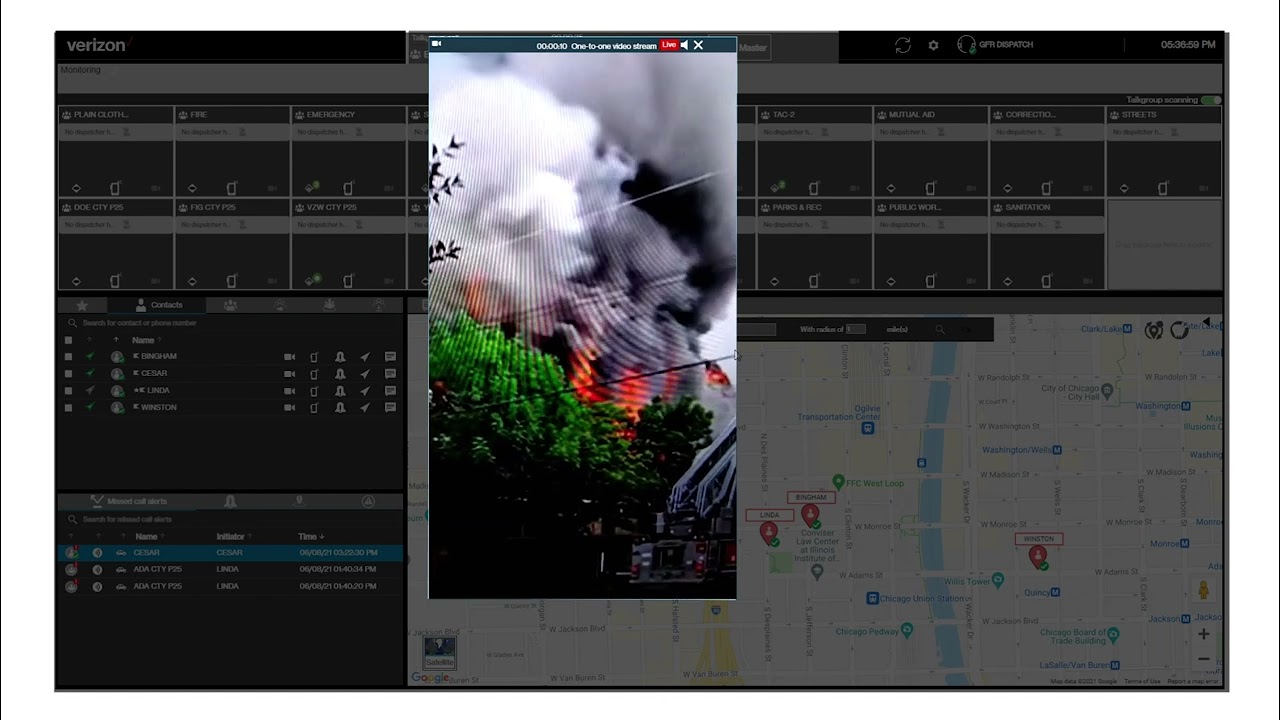 dispatch video streaming thumb