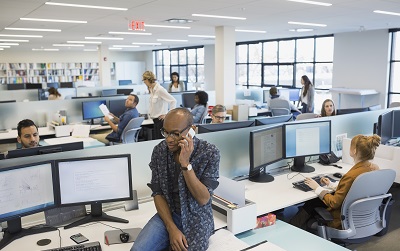 People in an office