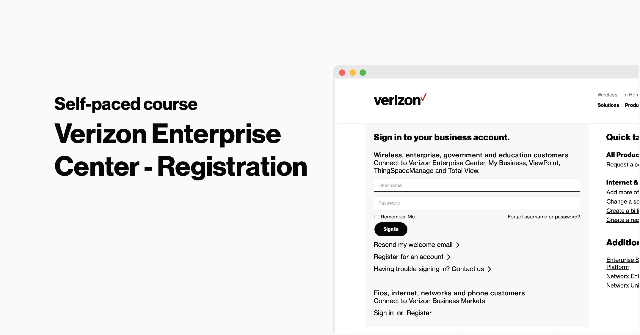 Verizon Frontline Discount - Required documentation and information for registration