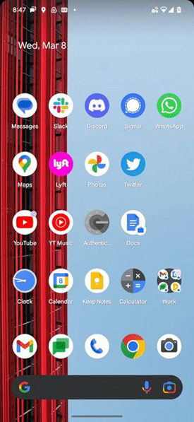 Google Pixel OS 14 screenshots