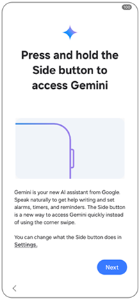 Gemini Live screenshot