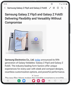 One UI 5.1.1 Multi Window screenshot