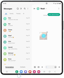 One UI 5.1.1 Multi Window screenshot