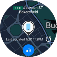 Galaxy Watch Find My Phone screenshot