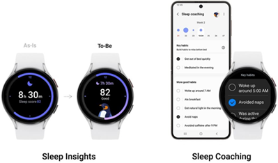 Galaxy Watch Sleep Coaching screenshot