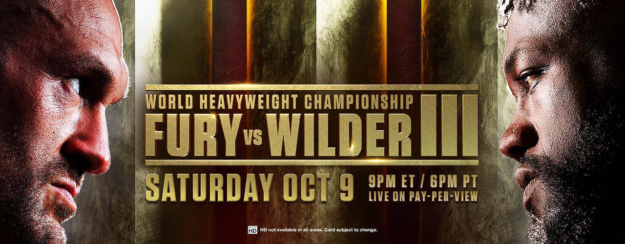 Campeonato mundial de peso pesado, Fury vs. Wilder 3, sábado 9 de octubre en vivo y en directo por Paga por ver