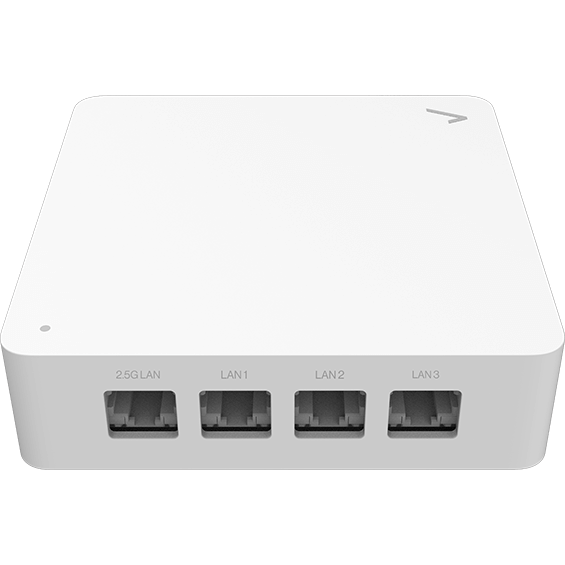 Top back view of the MOCA Ethernet Adapter