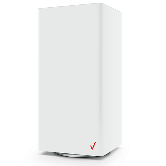 Front angle view of Verizon Router