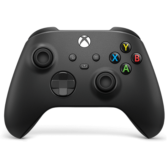 Foto frontal del control Xbox Series X