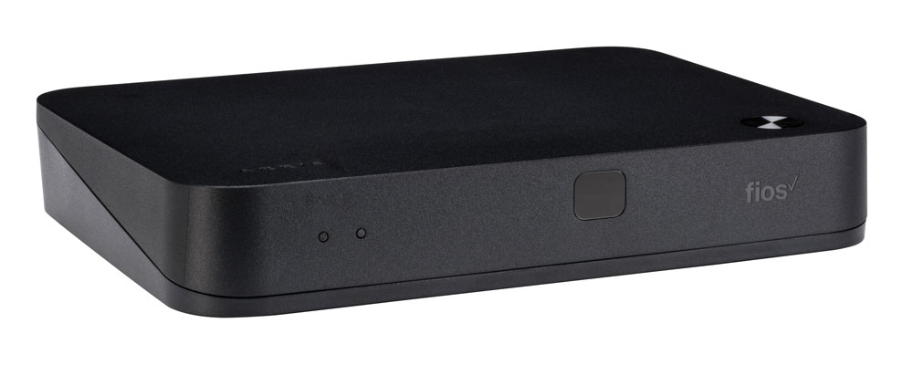 Servidor de medios Fios TV One (también conocido como VMS4100) - dispositivo negro de alrededor de 6 por 5 por 2 pulgadas